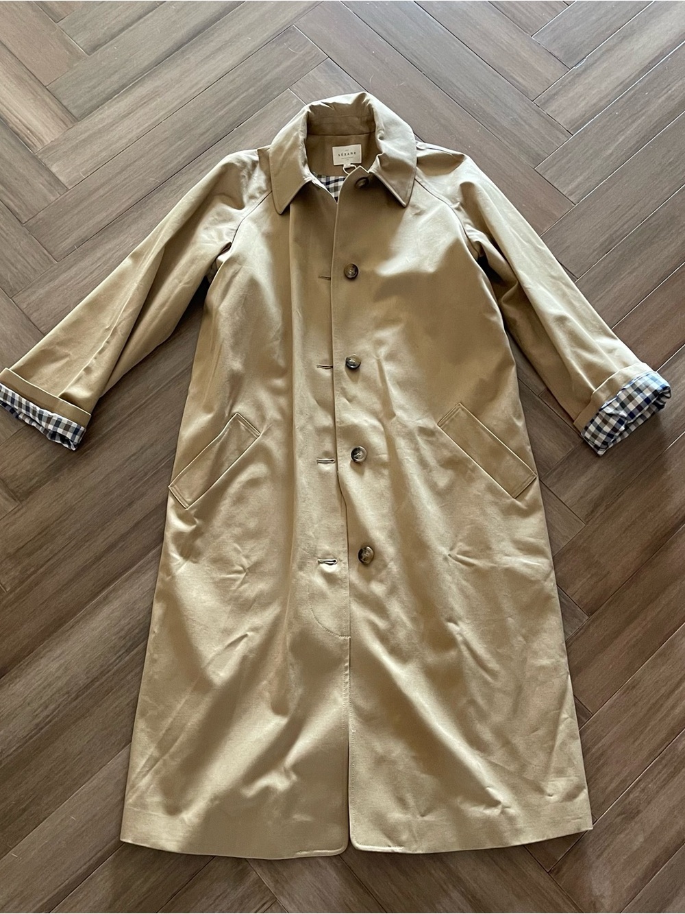 Sézane Clyde Coat Camel - Picture 4 of 7